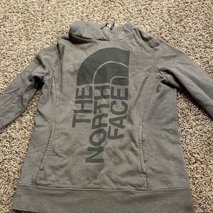 North face gray hoodie womens